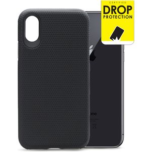 My Style Tough iPhone XS Hülle Hardcase Backcover Stoßfest - Schwarz