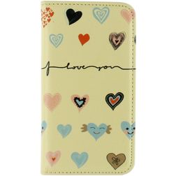 Mobilize Premium Magnet Samsung Galaxy S5 Mini Hülle Klapphülle - I Love You