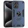 Mobigear Armor Ring Motorola Moto G54 Hülle Hardcase Backcover Stoßfest mit Ringhalter - Blau