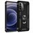 Mobigear Armor Ring Motorola Moto G82 Hardcase Backcover Shockproof mit Ringhalter - Schwarz