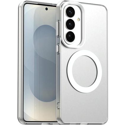 Mobigear Shockproof Samsung Galaxy S26 MagSafe Hülle Hardcase Backcover - Weiß