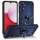 Mobigear Armor Ring Samsung Galaxy A14 Hülle Hardcase Backcover Stoßfest mit Ringhalter - Blau