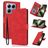 Mobigear Wallet Xiaomi 14T Pro Hülle Klapphülle Geldbörse - Rot
