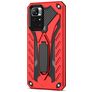Mobigear Armor Stand Xiaomi Redmi Note 11T Hülle Hardcase Backcover Stoßfest mit Ständer - Rot