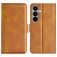 Mobigear Slim Magnet Samsung Galaxy S26 Hülle Klapphülle Geldbörse - Cognac