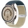 Mobigear Braided Dual Nylon Smartwatch Armband Klappschließe - 22-mm-Universalanschluss - Weiß / Dunkelblau