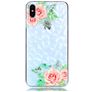 Mobigear Design iPhone XS Max Hülle Flexibles TPU Backcover - Blumen