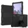 Mobigear ShieldStand Samsung Galaxy Tab A8 10.5 (2021) Hülle Kunststoff,Silikon Backcover + Ständer - Schwarz