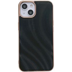 Mobigear Wavy iPhone 14 Plus Hülle Hardcase Backcover - Schwarz
