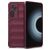 Mobigear Bumpy Xiaomi 12T Hülle Flexibles TPU Backcover - Weinrot