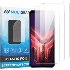 Mobigear ASUS ROG Phone 6 Pro Displayschutz Schutzfolie - Hüllenfreundlich (3er Pack)