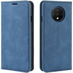 Mobigear Retro Slim OnePlus 7T Hülle Klapphülle Geldbörse - Blau