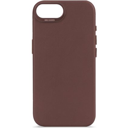 Decoded iPhone 17e Hülle Echtes Leder Backcover Stoßfest - Chocolate Brown