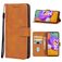 Mobigear Wallet Samsung Galaxy M22 Hülle Klapphülle Geldbörse - Braun