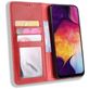 Mobigear Sensation Samsung Galaxy A50 Hülle Klapphülle Geldbörse - Rot
