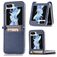 Mobigear Excellent Samsung Galaxy Z Flip 5 Hardcase Backcover mit Kartenfach - Blau
