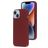 Mobiparts iPhone 14 Silikon Hülle Backcover - Plum Red