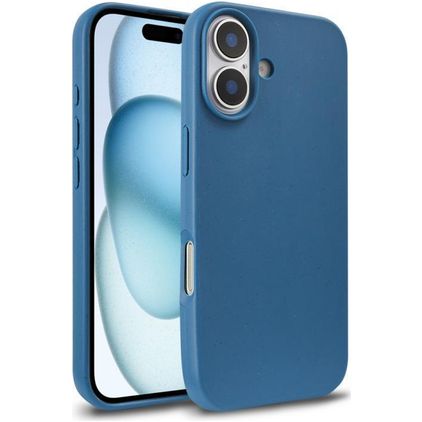 Mobigear Bio iPhone 18 Hülle Umweltfreundliches Backcover - Blau