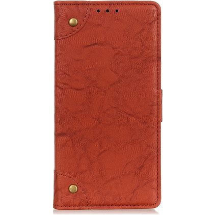 Mobigear Ranch Huawei P40 Hülle Klapphülle Geldbörse - Braun