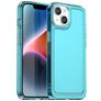 Mobigear Crystal iPhone 15 Hülle Flexibles TPU Backcover - Blau