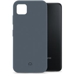 Mobilize Rubber Gelly Samsung Galaxy A22 5G Hülle Flexibles TPU Backcover - Matt Blue