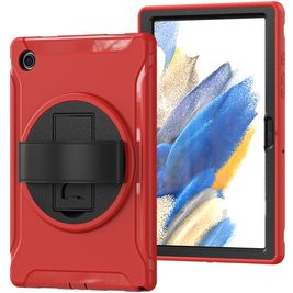 Mobigear SureGrip Samsung Galaxy Tab A8 10.5 (2021) Hülle Kunststoff,Silikon Backcover + Ständer - Rot