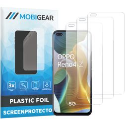 Mobigear OPPO Reno 4 Z 5G Displayschutz Schutzfolie - Hüllenfreundlich (3er Pack)