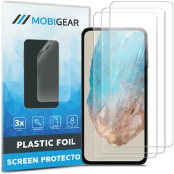 Mobigear Samsung Galaxy M35 Displayschutz Schutzfolie - Hüllenfreundlich (3er Pack)