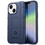 Mobigear Rugged Shield iPhone 14 Plus Hülle Flexibles TPU Backcover Stoßfest - Blau