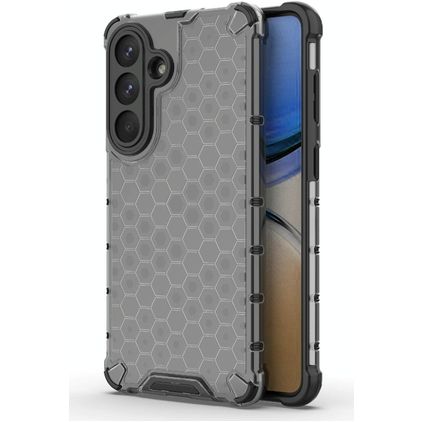 Mobigear Honeycomb Samsung Galaxy S26 Plus Hülle Hardcase Backcover Stoßfest - Schwarz