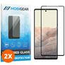 Mobigear Premium Google Pixel 6 Panzerglas Gehärtetes Glas Displayschutz - Hüllenfreundlich - Schwarz (2er Pack)