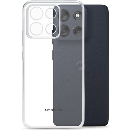 Mobilize Gelly Case Durchsichtig Motorola Moto G56 Hülle Flexibles TPU Backcover - Transparent