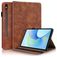Mobigear Tree Samsung Galaxy Tab S10 FE Plus Hülle Klapphülle + Stifthalter - Braun