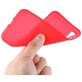 Mobigear Colors iPhone XS Hülle Flexibles TPU Backcover - Rot