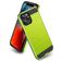Mobigear Brushed Armor iPhone 12 Pro Max Hülle Hardcase Backcover Stoßfest - Grün