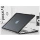 Mobigear Shockproof Pro MacBook Air 13 Zoll (2022-2025) Hardcase Hülle MacBook Case - Schwarz - Model A2681 / A3113 / A3240