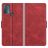 Mobigear Slim Magnet Motorola Moto G50 Klapphülle Portemonnaie - Rot