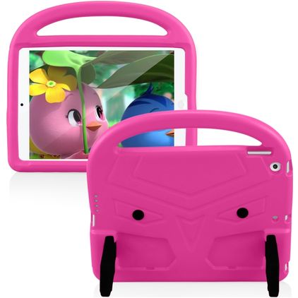 Mobigear Buddy iPad 9 (2021) Tablet Hülle für Kinder mit Tragegriff - Pink