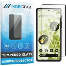 Mobigear Premium Google Pixel 6a Panzerglas Displayschutz - Hüllenfreundlich - Schwarz