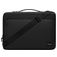 Gaston Luga Däsh Cushioned Briefcase Laptop Aktentasche 16 Zoll Laptoptasche + Handgriff - Schwarz