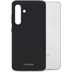 Mobilize Rubber Gelly Samsung Galaxy S24 FE TPU (flexibel) Backcover - Schwarz