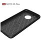 Mobigear Brushed Slim Motorola Moto G5 Plus Hülle Flexibles TPU Backcover - Schwarz