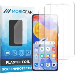 Mobigear Xiaomi Redmi Note 11 Pro 4G Displayschutz Schutzfolie - Hüllenfreundlich (3er Pack)