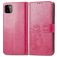 Mobigear Clover Samsung Galaxy A22 4G Hülle Klapphülle Geldbörse - Magenta