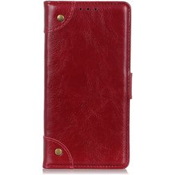 Mobigear Ranch HONOR 8S Hülle Klapphülle Geldbörse - Weinrot