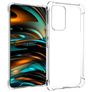 Mobigear Cushion Durchsichtig Samsung Galaxy A53 Hülle Flexibles TPU Backcover Stoßfest - Transparent