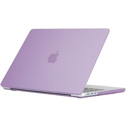 Mobigear Glossy MacBook Pro 16 Zoll (2021-2026) Hardcase Hülle MacBook Case - Lila - Model A2485 / A2780 / A2991 / A3186 / A3428 / A3429