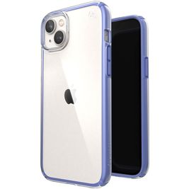 Speck Presidio Perfect Clear Geo iPhone 14 Plus Hülle Hardcase Backcover Stoßfest - Transparent / Lila