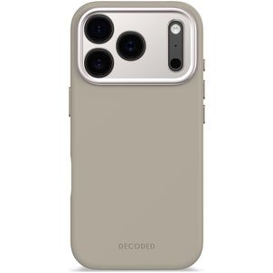 Decoded iPhone 17 Pro Silikon Hülle Backcover - Soft Taupe