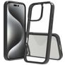 Mobigear Crystal iPhone 16 Pro Hülle Hardcase Backcover - Schwarz